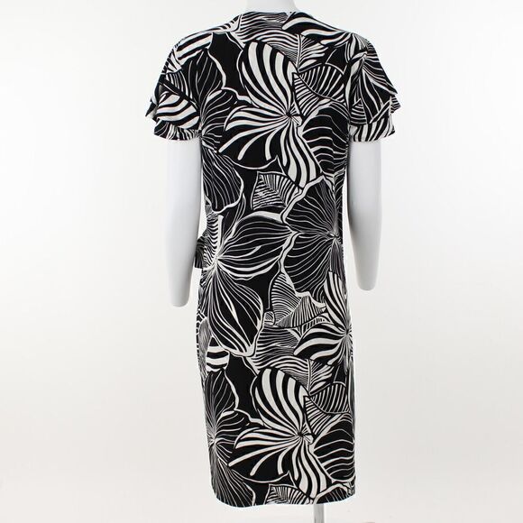 Anne Klein Women's Printed Flutter-Sleeve Wrap - Picture 4 of 5